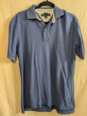 Tommy Hilfiger Short-Sleeve Polo in Slate Blue